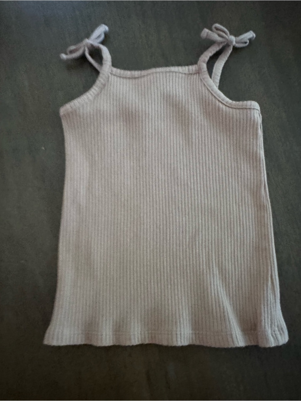 little co. by lauren conrad Baby Tank Top Tan - Size 24 Excellent